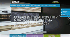 Desktop Screenshot of indeco.sk